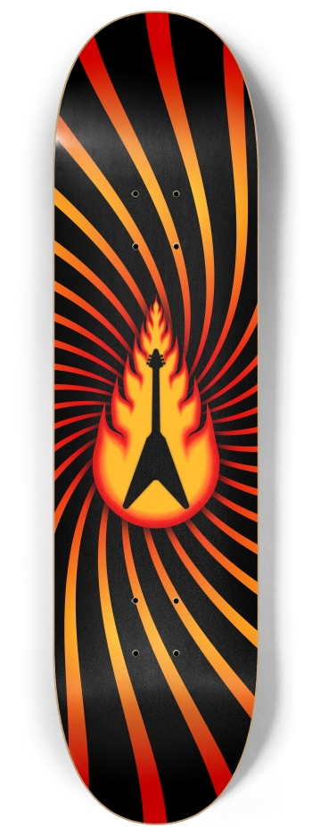 Guitar on Fire