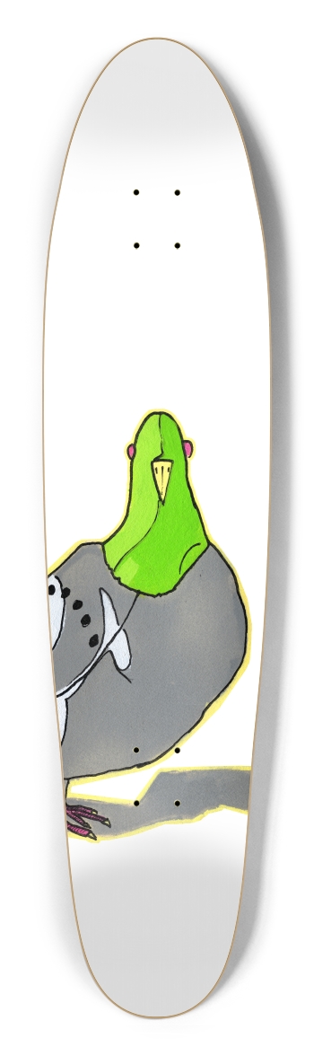 dirty bird grip or deck graphic