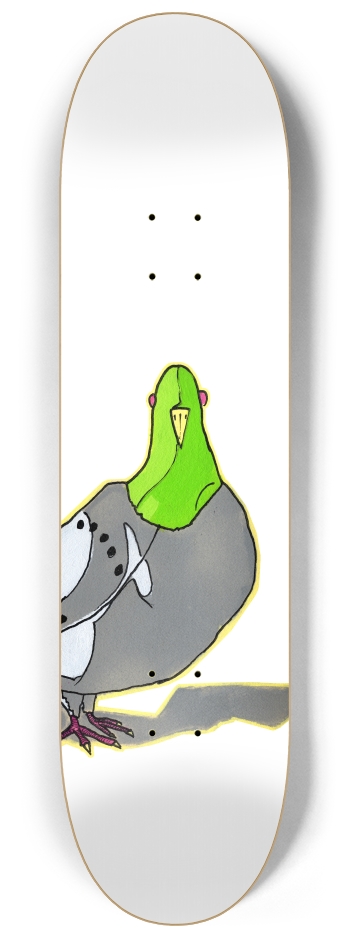 dirty bird grip or deck graphic