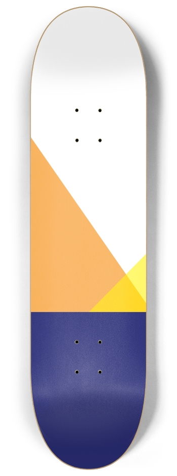 Geometric Mountain Sunset