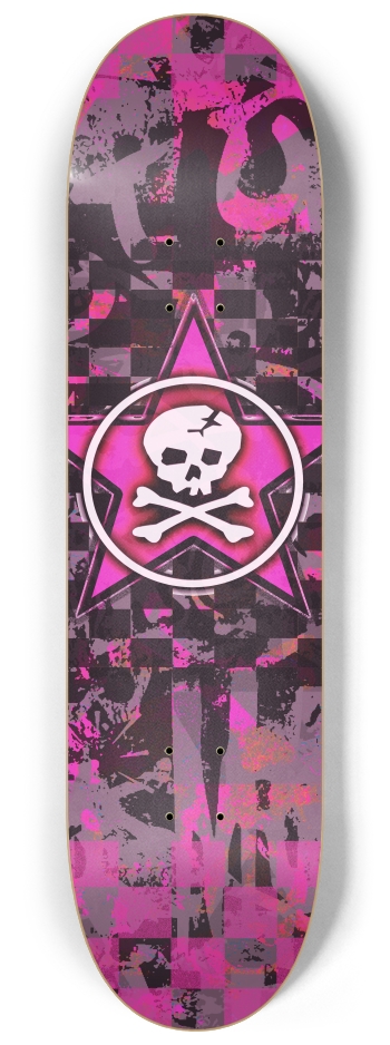 Pink Star Skull