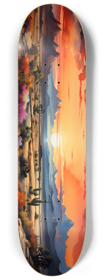 Watercolor Southwest Painted Desert