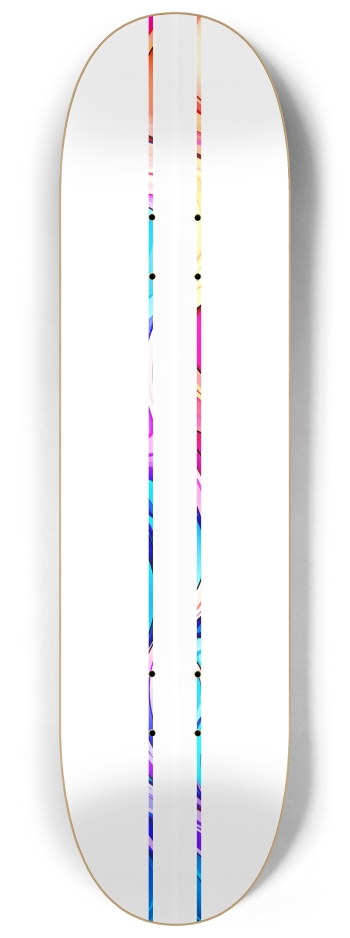 Partial Deck Rainbow & White Stripes