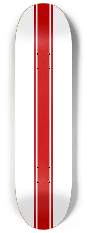 Partial Deck Red Stripes