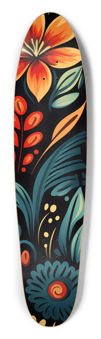 Graphic Floral Pattern