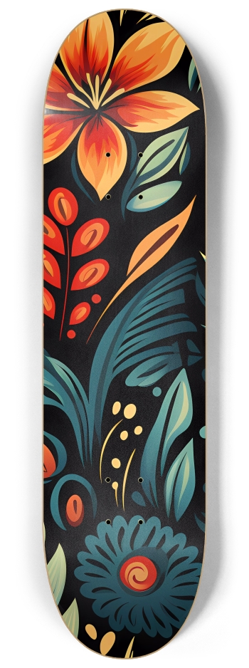 Graphic Floral Pattern