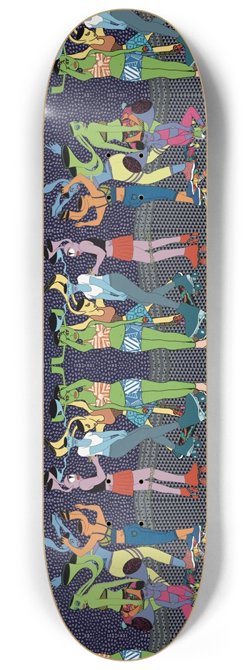 Galactic Glide: Celestial Skaters
