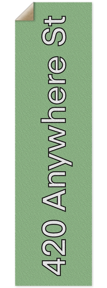 420 Anywhere St Street Sign