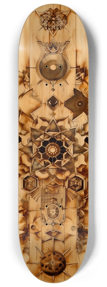 Geometric pyrography