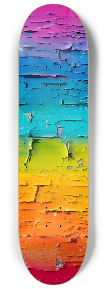 Used rainbow paint