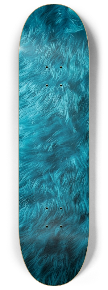 Blue fure plush