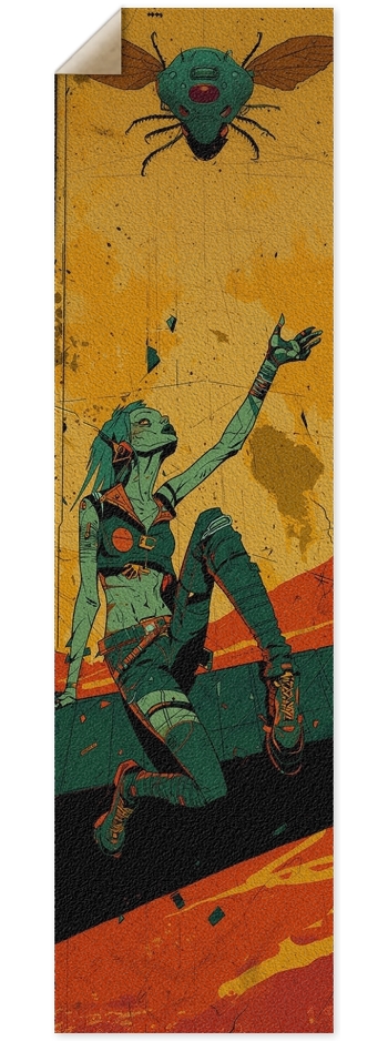 Cyberpunk girl art