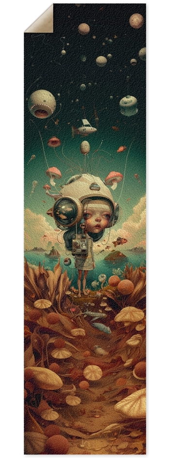 Bubble kid art illustration
