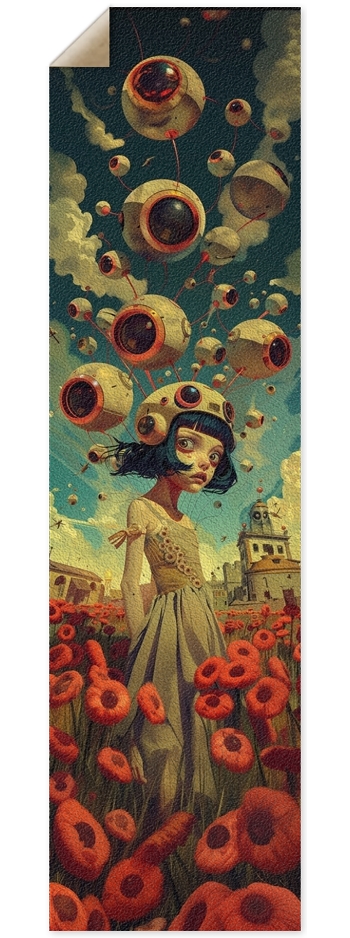 Anime space girl art illustration