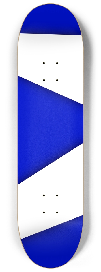 Blue and White