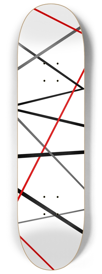 White with Lines