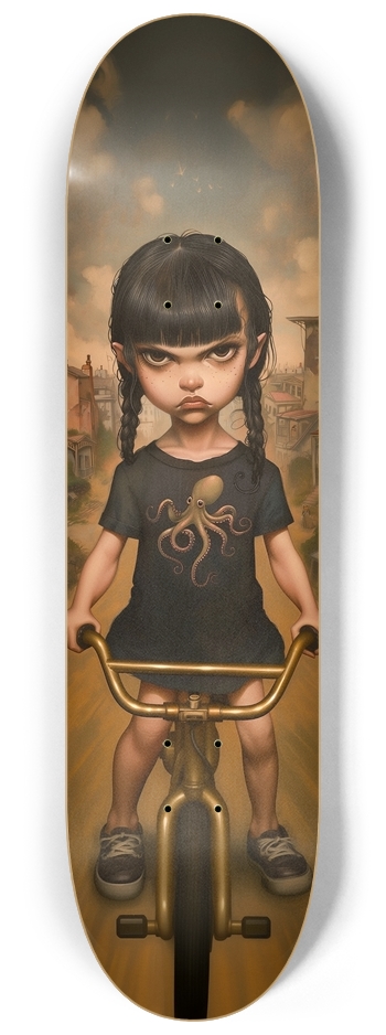 Vintage angry rider kid