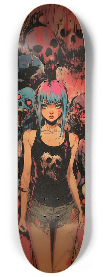 Bad punk skull girl
