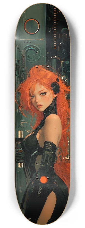 Cyberpunk ginger girl