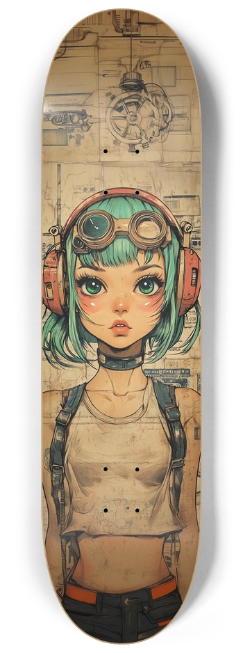 Vintage cyber girl