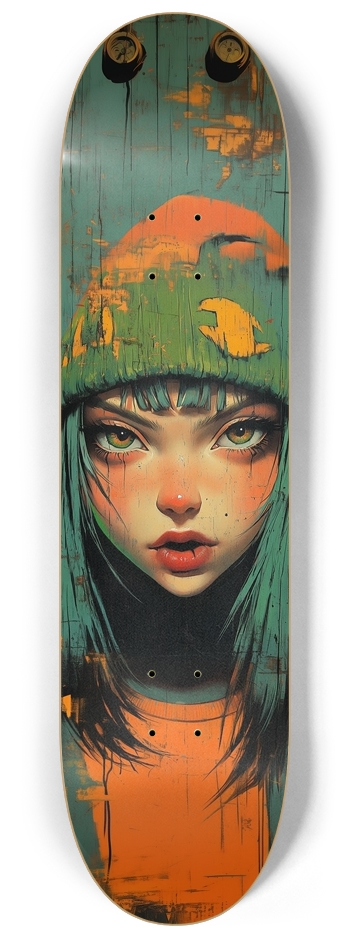 Used painting girl portrait