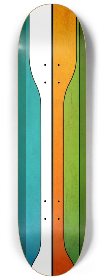 (White is deck wood) vintage colors deck
