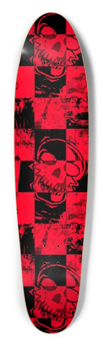 Red Grunge Skull