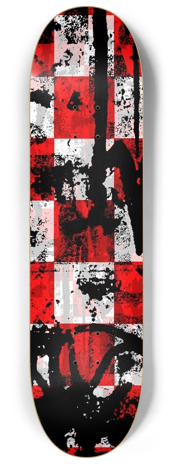 Red Checker Graffiti