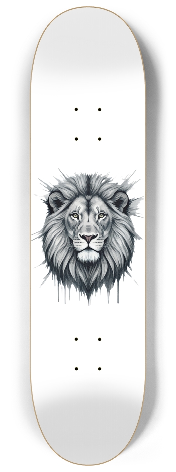 Lion Face Splash Background