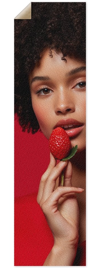 Strawberry custom skateboard 