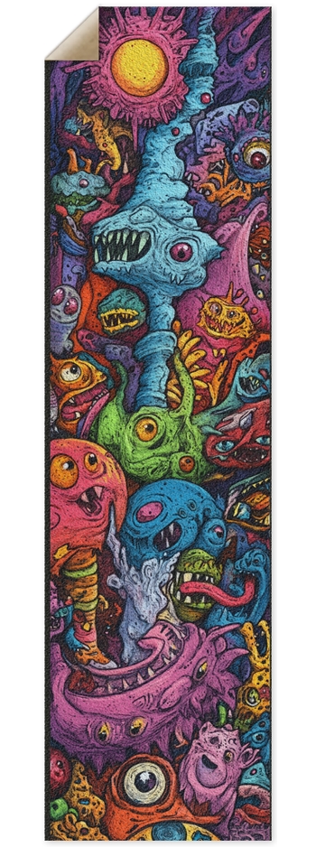 Mindscream custom Skateboard design 