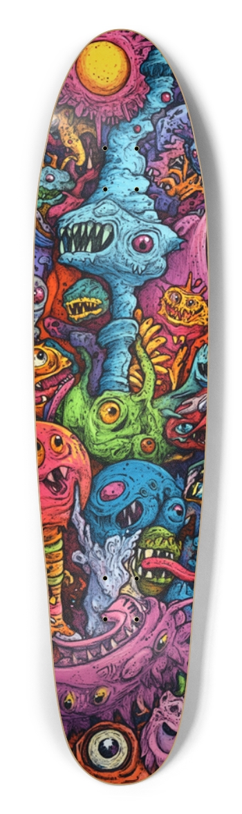 Mindscream custom Skateboard design 