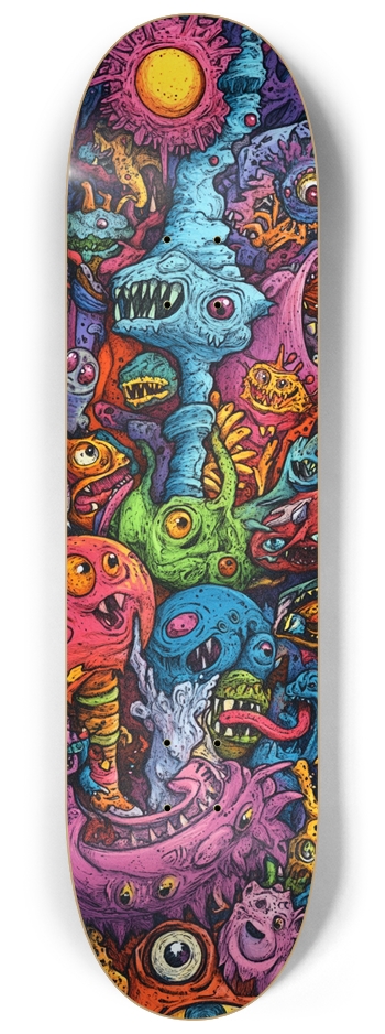 Mindscream custom Skateboard design 