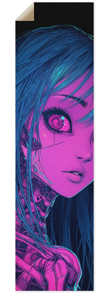 Cyberpunk pink Skull Girl