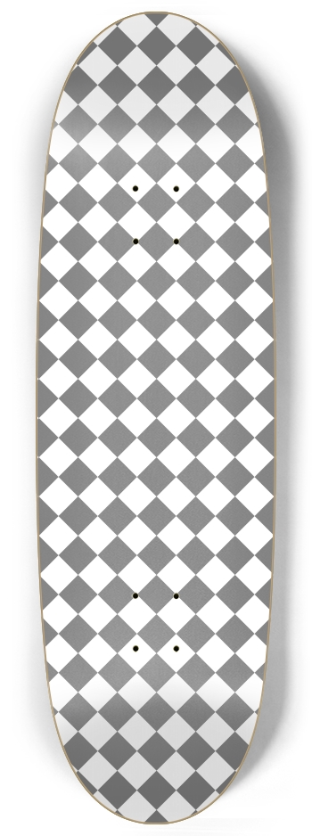 Diagonal Checkerboard (Transparent Squares) Egg Shape
