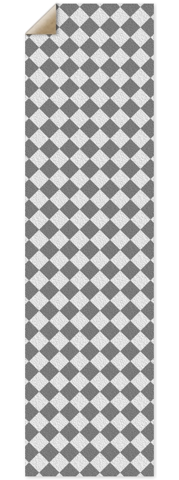 Diagonal Checkerboard (Transparent Squares) 9 x 33 Inch Griptape