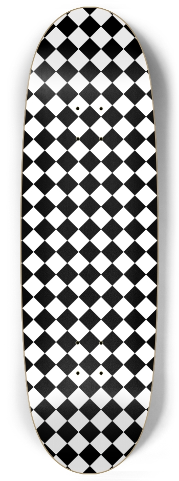 Diagonal Checkerboard (Transparent Squares) Egg Shape