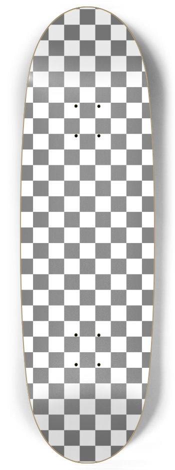 Large Checkerboard (Transparent Squares) Egg Shape