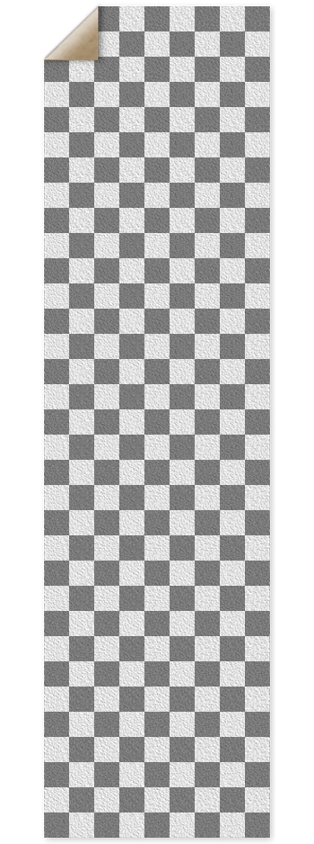 Large Checkerboard (Transparent Squares) 9 x 33 Inch Griptape