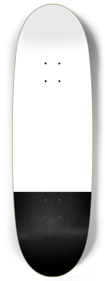 One Third Black Egg Shape