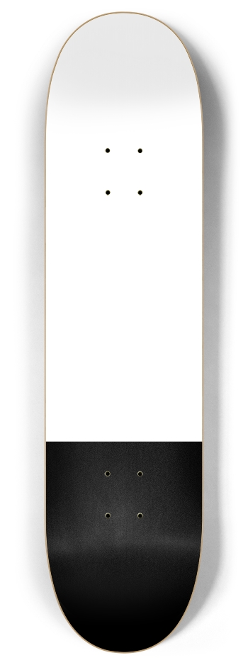 One Third Black 8 Inch Skateboard Deck