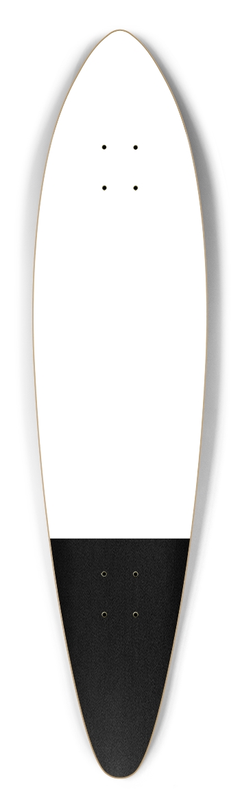 One Third Black Pintail Longboard