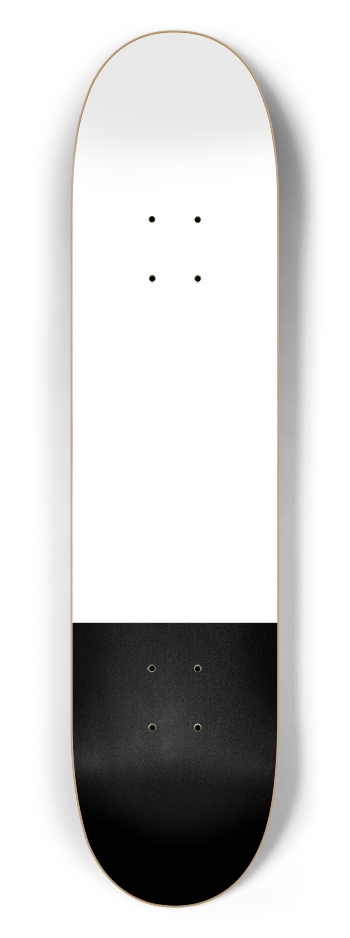 One Third Black 7-1/2 Skateboard Deck