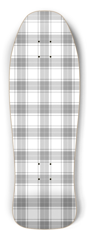 Plaid Transparent Shredder Shape