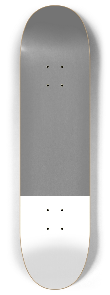 Two Thirds Semi-Opaque 8 Inch Skateboard Deck