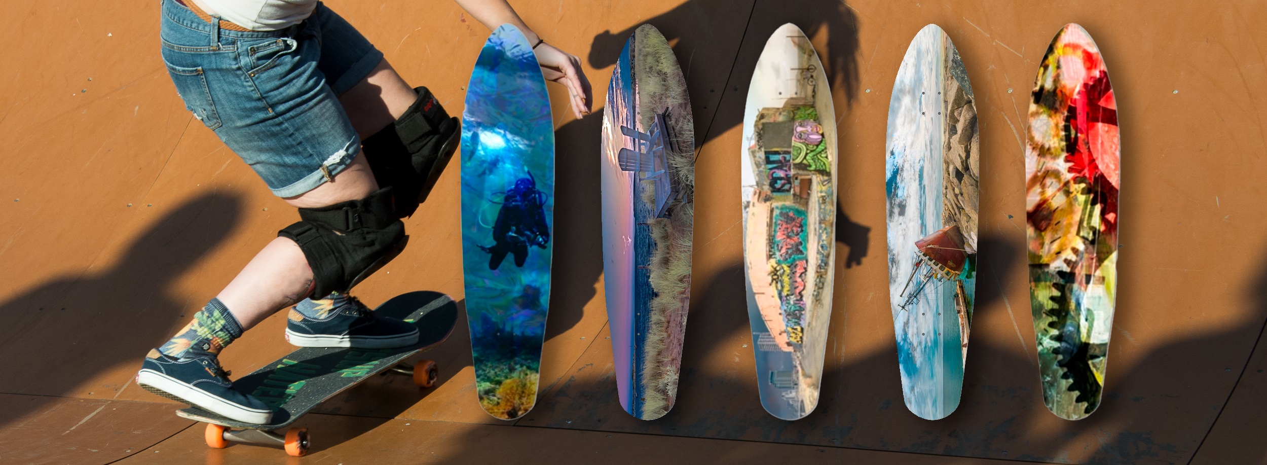 Andrew Child Fine Art Skateboards