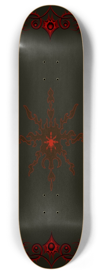 Tribal Black 8 Inch Skateboard Deck