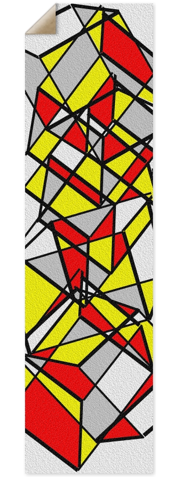 Kaleidoskate (transparent) 9 x 33 Inch Griptape