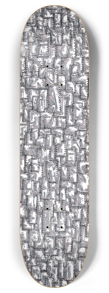 bent metal (silver recommended) 8 Inch Skateboard Deck