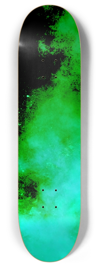 Green Smoke 2 8 Inch Skateboard Deck